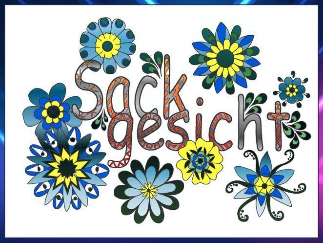 Fluch dich frei - Malvorlagen - Sackgesicht