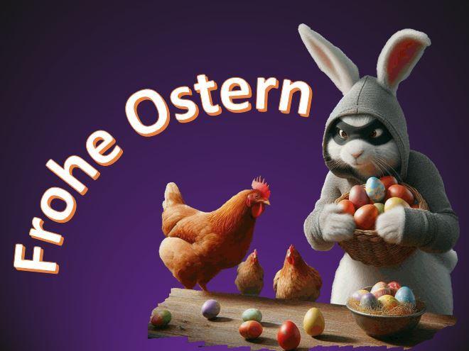 Karte Frohe Ostern