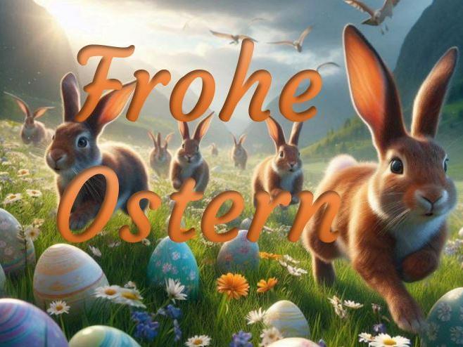 Karte Frohe Ostern