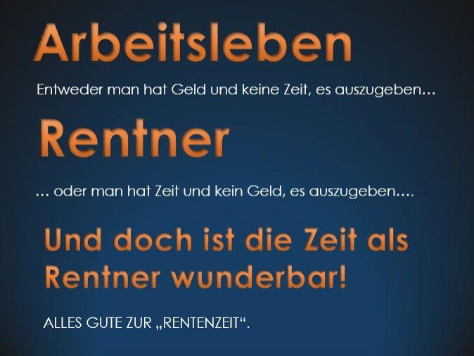 Karte zur Rentenzeit