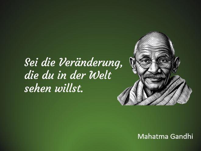 Zitate Mahatma Gandhi